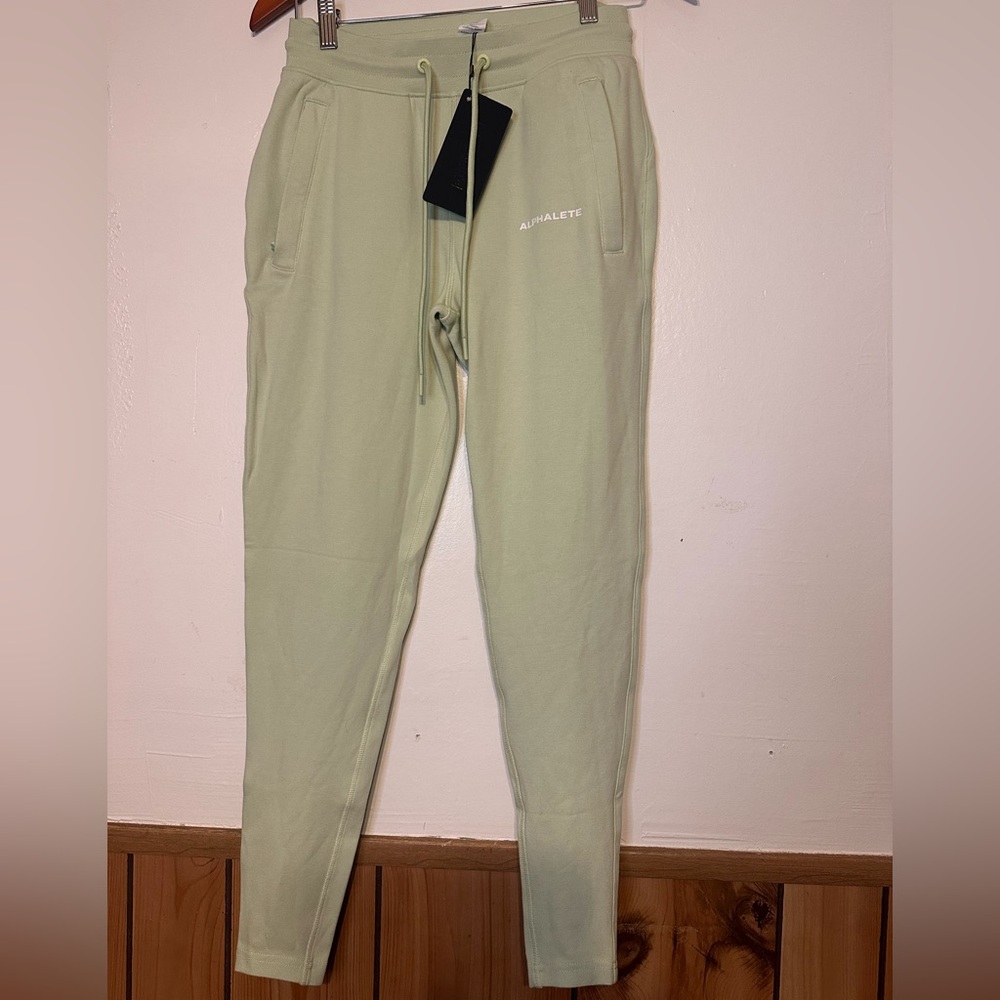 Alphalete Light Green Track Pants